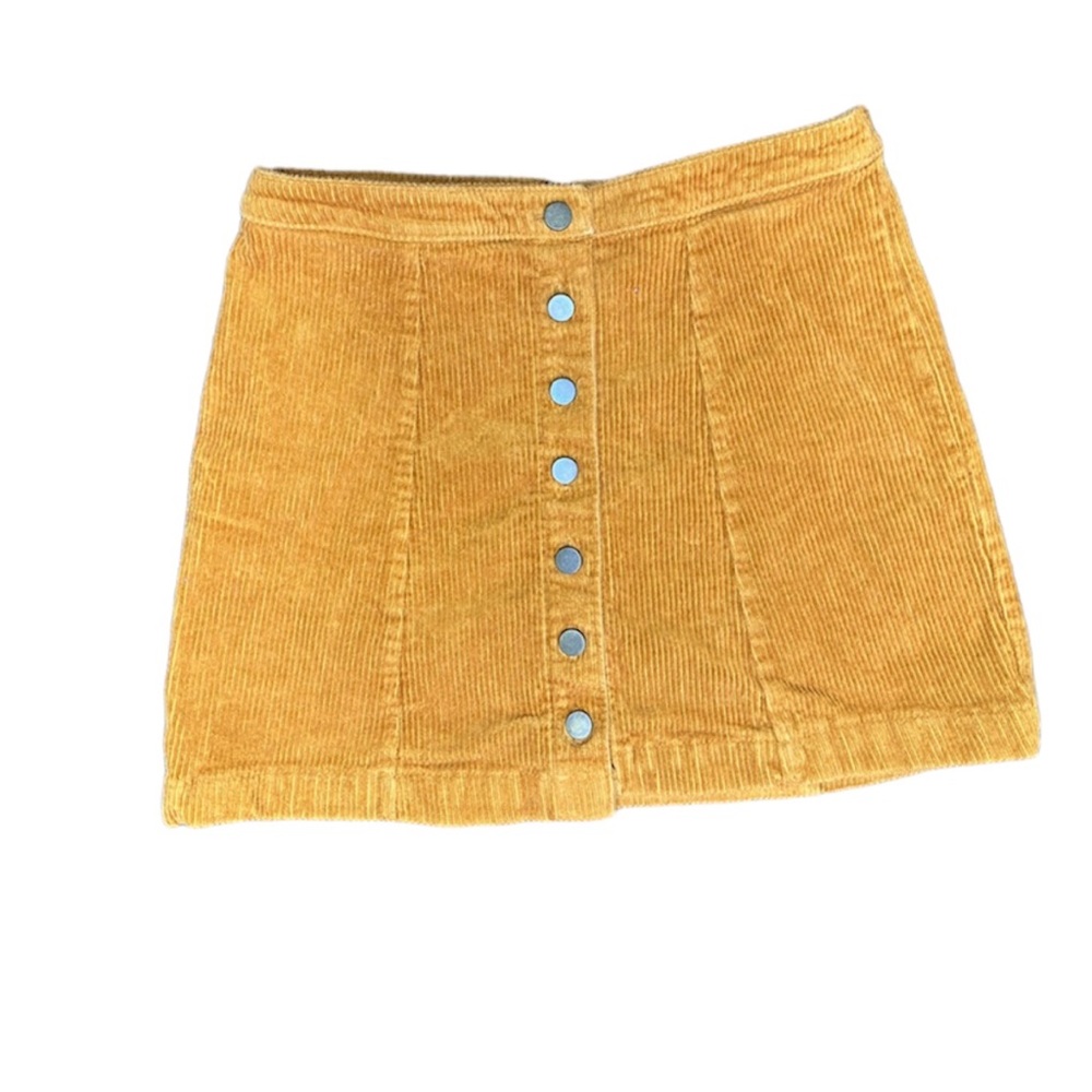 Forever 21 | Tan Corduroy Mini Skirt